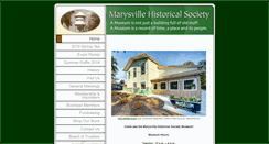 Desktop Screenshot of marysvillehistory.org